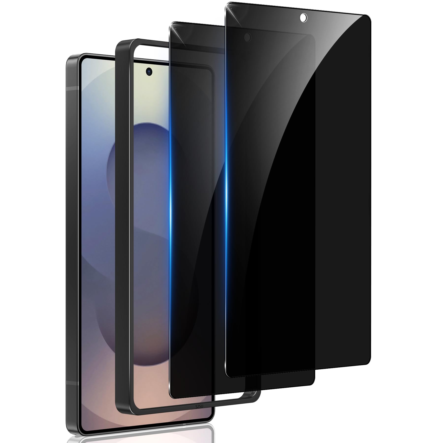 Photo 1 of WYQLTD 2 Pack for Samsung Galaxy S25 Ultra Privacy Screen Protector Tempered Glass, 25° Anti Spy S25 Ultra Screen Protector, Full Coverage, Case Friendly, Easy Installation