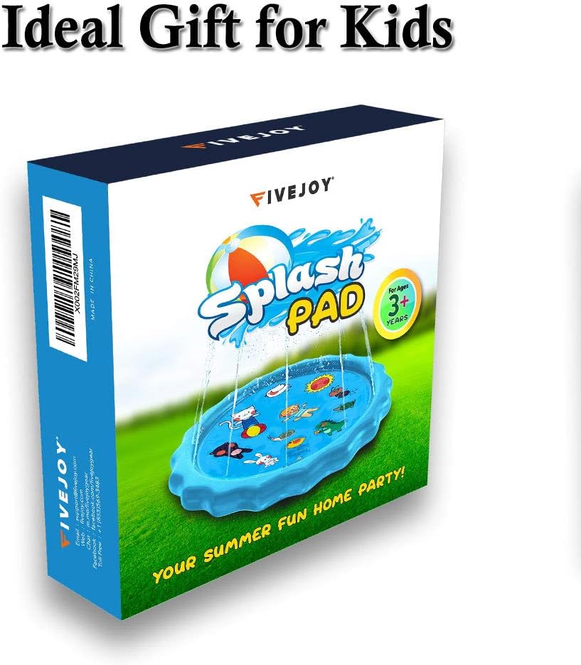 Wading Swimming Kiddie Pool 67 Splash Pad for Babies and Toddlers
