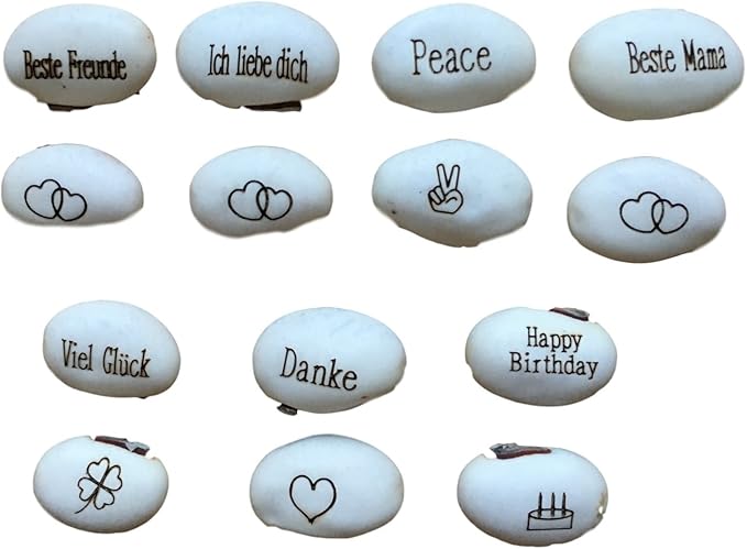 14st Magische Bohnen Mit Deutscher Botschaft Symbol Mini Indoor Planting Pflanzen Zauberbohnen Bohnengewachs Gastgeschenk Geschenk Fur Freund Freundin Mama Papa Innengewachs 7 Verschiedene Amazon De Garten