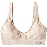 Boody -Seamfree Padded Crop Bra- Seamless Bralette- No Clips, Fastenings, Wires - Bamboo Viscose-Light-Medium Support-Pull-On