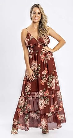 vestido musseline estampado