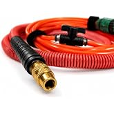 Hydro-Tail Water Dust Suppression Attachment for Power Tools &ndash; Fits Angle Grinders &amp; Saws, Dust Control, Cooling &amp; Jobsite Safety