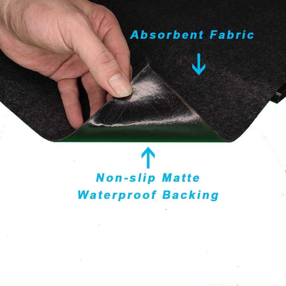 Oil Spill Mat (36"x 72"), Premium Absorbent Garage Floor Oil Mat – Reusable – Oil Pad Contains Liquids, Protects Garage Floor Surface: Automotive