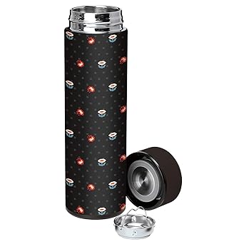 Amazon Com Controller Gear Dwninbtst Bkmir Officially Licensed Super Mario Bros Fire Flower Power Up Vacuum Insulated Stainless Steel Water Bottle Black 17 Oz Video Games