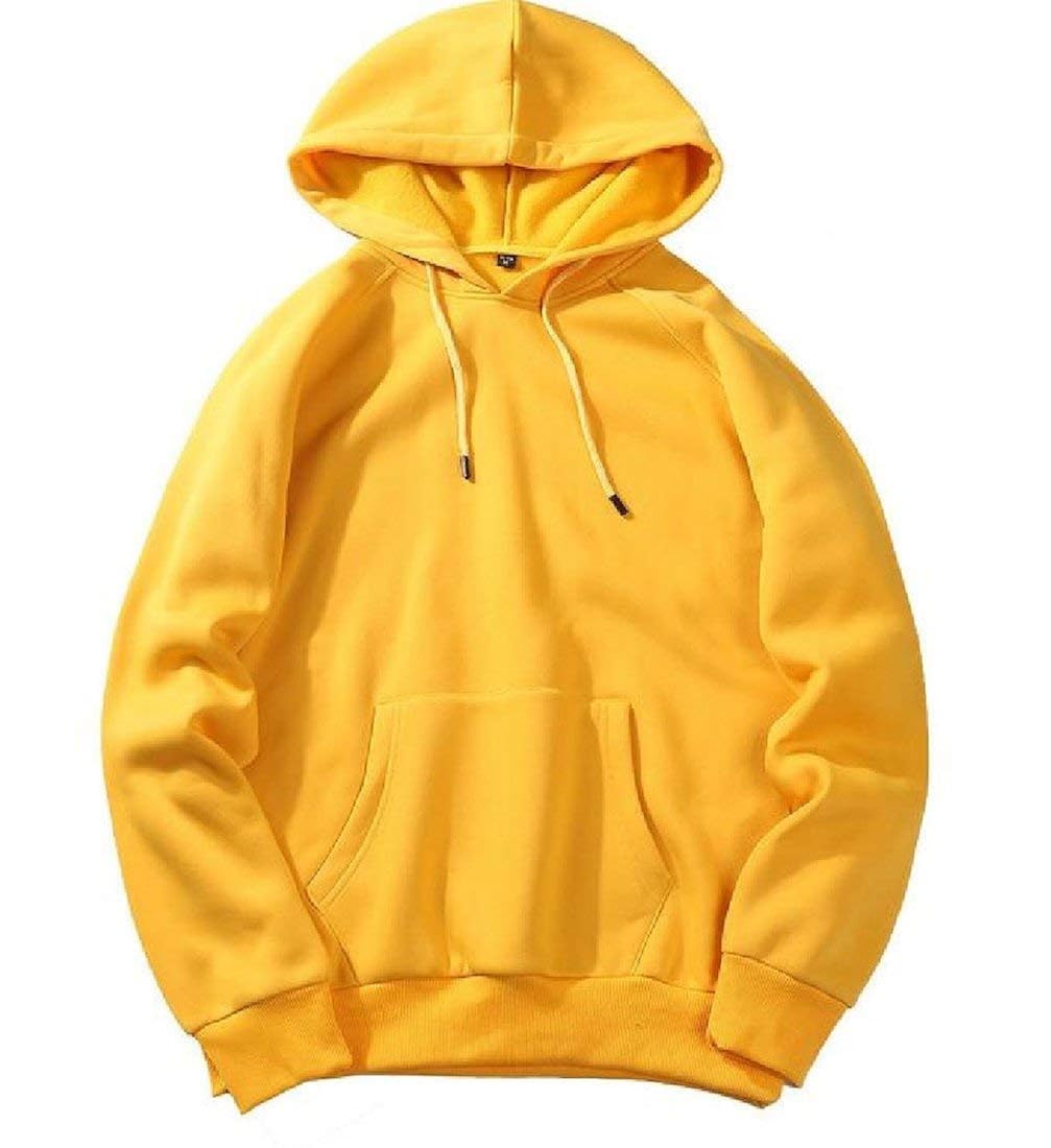 thick yellow hoodie