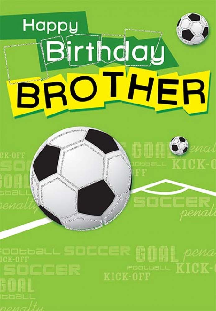 Piccadilly Greetings Traditional Birthday Card Brother - 7 x 5 inches