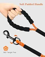 Taglory Training Lead for Dogs 20 m Reflective Long Rope Lead with Padded Handle view 4