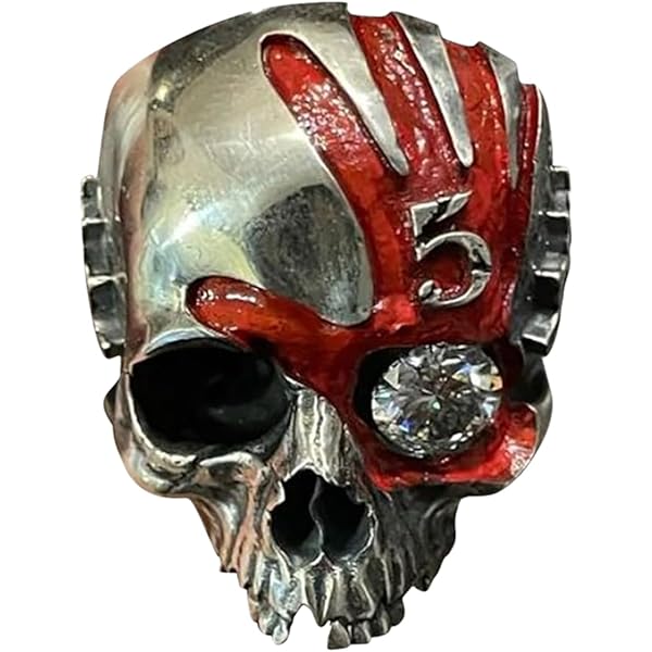 PAURO Men's Stainless Steel Dragon Claw Evil Devil Skull