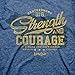 Strength Bear T-Shirt (X-Large), Retro Heather Royal