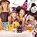 OurWarm 60pcs Halloween Party Treat Bags Paper Gift Bags, Party Favor Goody Bags with Trick or Treat Stickers for Halloween Party Decorations Supplies