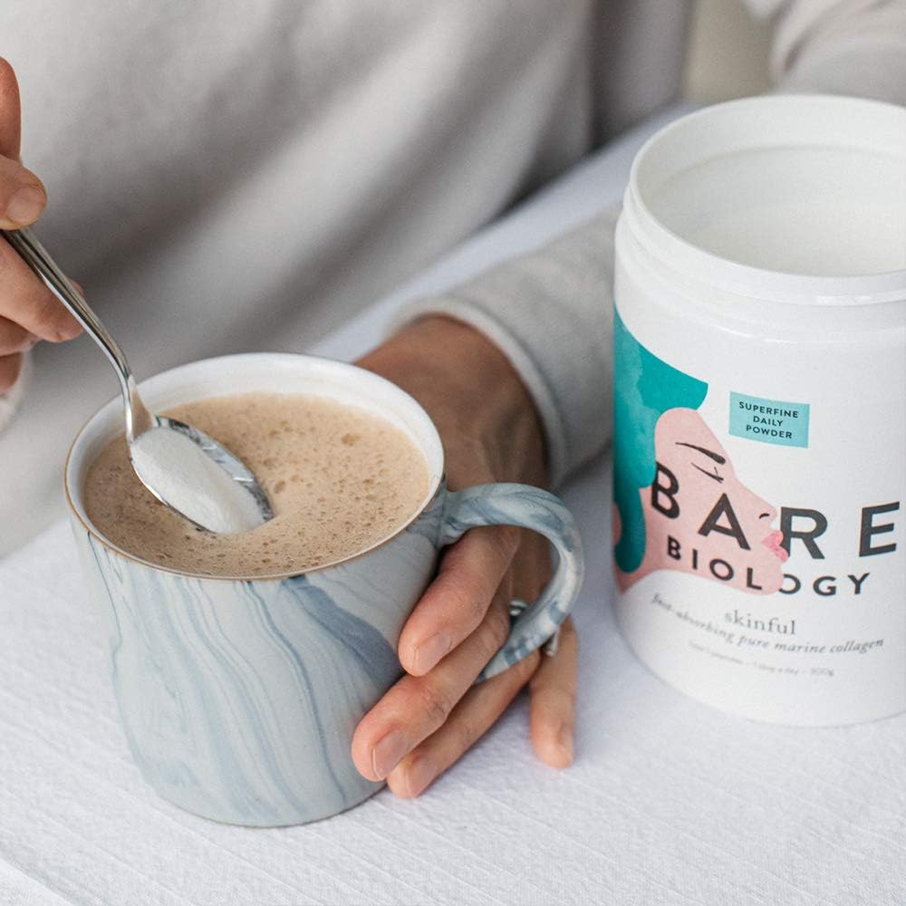 Bare Biology Pure Skinful Marine Collagen Powder, 5,000mg of Pure, MSC-Certified Marine Collagen per 5g Serving - Image 3