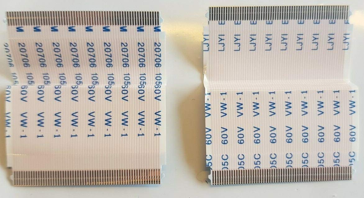 SHARP LC-49CUG8362KS TCON LVDS RIBBON CABLES AWM 20706 105C 60V VW-1