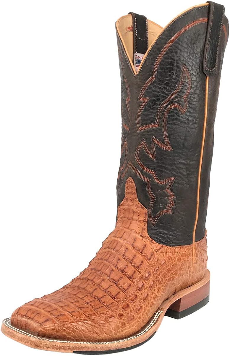 Anderson Bean Men's Lux Hornback Caiman Cowboy Boots