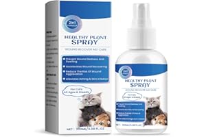 Cat Wound Care Spray, Itch Relief for Sensitive Skin, Wounds Care & Cleanser, Solution for Wounds and Abrasions Itches Relief