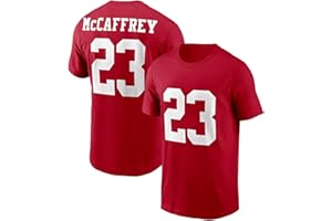 Gridiron Grip Christian McCaffrey #23 San Francisco Football 100% Cotton Shirt Jersey Men's Adult