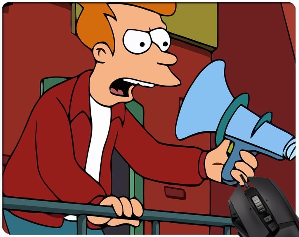 TodayBoyer Custom Philip J. Fry โ Futurama Unique Creative Rectangle Non-Slip Pro Gaming Mouse pad