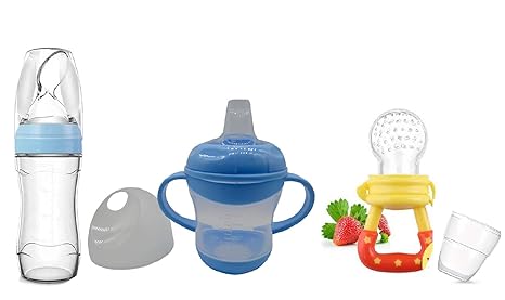 Buy Gilli Shopee Baby Food Silicone Spoon Bottle Feeder For Baby