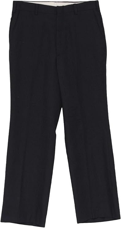 Haggar Dress Pants, Plaid Flat Front Navy 42x29 at Amazon Menâs Clothing store