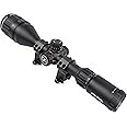 SNIPER MT 4-12x50 AOL Rifle Scope with Red/Green/Blue Illuminated Reticle Riflescope, Adjustable Objective (MT4-12x50AOL)