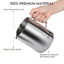 Milk Frothing Pitcher, 32oz Steaming Pitcher