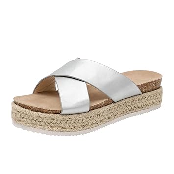 Wawer Sommer Damenschuhe Mode Gürtelschnalle Sandalen Wedges römische Damen Sandalen