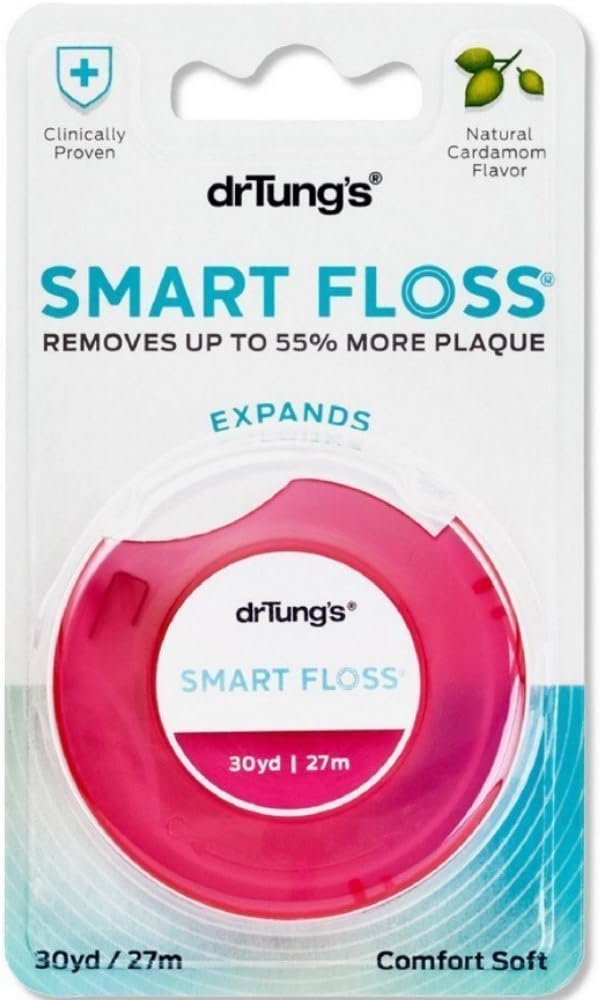 Dr. Tung's Smart Floss Dental Floss, 30 yards (12 pack) Amazon.ca