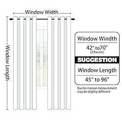 Yakamok Light Blocking Gradient Color Curtains