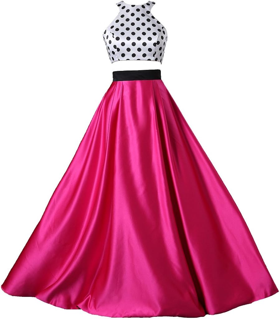 long fuchsia dress