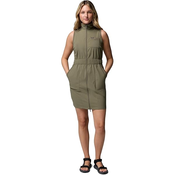 Amazon.com: Columbia Women's Leslie Falls Dress, Stone Green, X-Large : Clothing, Shoes & Jewelry Amazon.com: Columbia Women's Leslie Falls Dress, Stone Green, X-Large : Clothing, Shoes & Jewelry