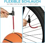 Flintronic 21 Piece Bicycle Valve Adapter Set DV AV SV with Ball Needles and view 4
