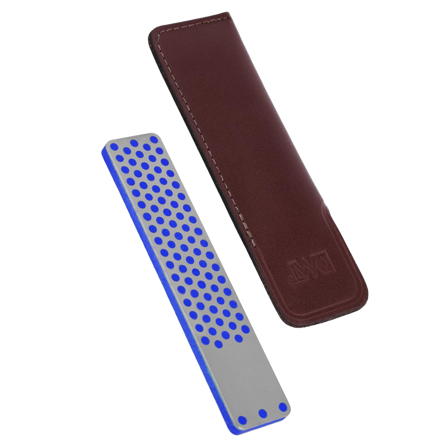 DMT WMC 4-Inch Machinist Diamond Whetstone with 1-Inch Continuous Diamond Coarse Area - Clear