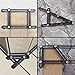 Universal Multi-Angle Measuring Ruler - ANY-ANGLE Template Tool Set - Upgraded Professional Aluminum Alloy Multi-Angle Template Tool - FULL-METAL Angularizer - Multi Functional Angle Ruler - (Black)