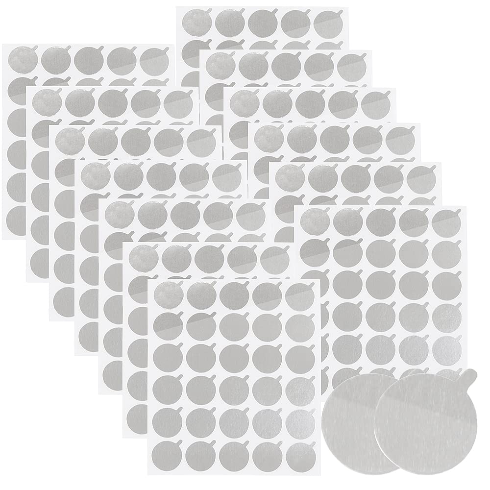 Photo 1 of 1200 Pcs Eyelash Extension Adhesive Glue Pallet Sticker Pads, Disposable Waterproof Adhesive Holder Pad (Round)