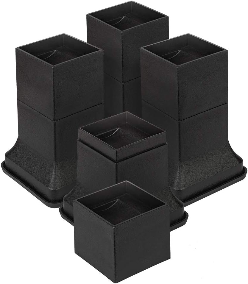 Uping Adjustable Bed Risers Heavy Duty Furniture Risers Bed Riser