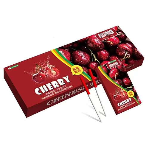 Green Tea Herbal Cigarettes Fruit Tea Smoke, Jasmine Tea Chinese Herbal  Cigarettes Tobacco-Free Nicotine-Free, Cigarette Substitutes (Cherry, 20  Count (Pack of 2)) in Saudi Arabia