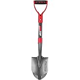 HANTOP Mini Shovel Garden Small Digging Shovels with Fiberglass Handle for Digging, Camping, Survival, Kids, Car Use, 28 inch