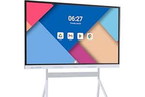 NEWORK 55 Inch 4K Smart Board - Google EDLA-Certified Interactive Whiteboard, Android 14 OS, 50-Point Touch, Wireless Casting - Digital Whiteboard for Classrooms & Hybrid Offices (Board Only)