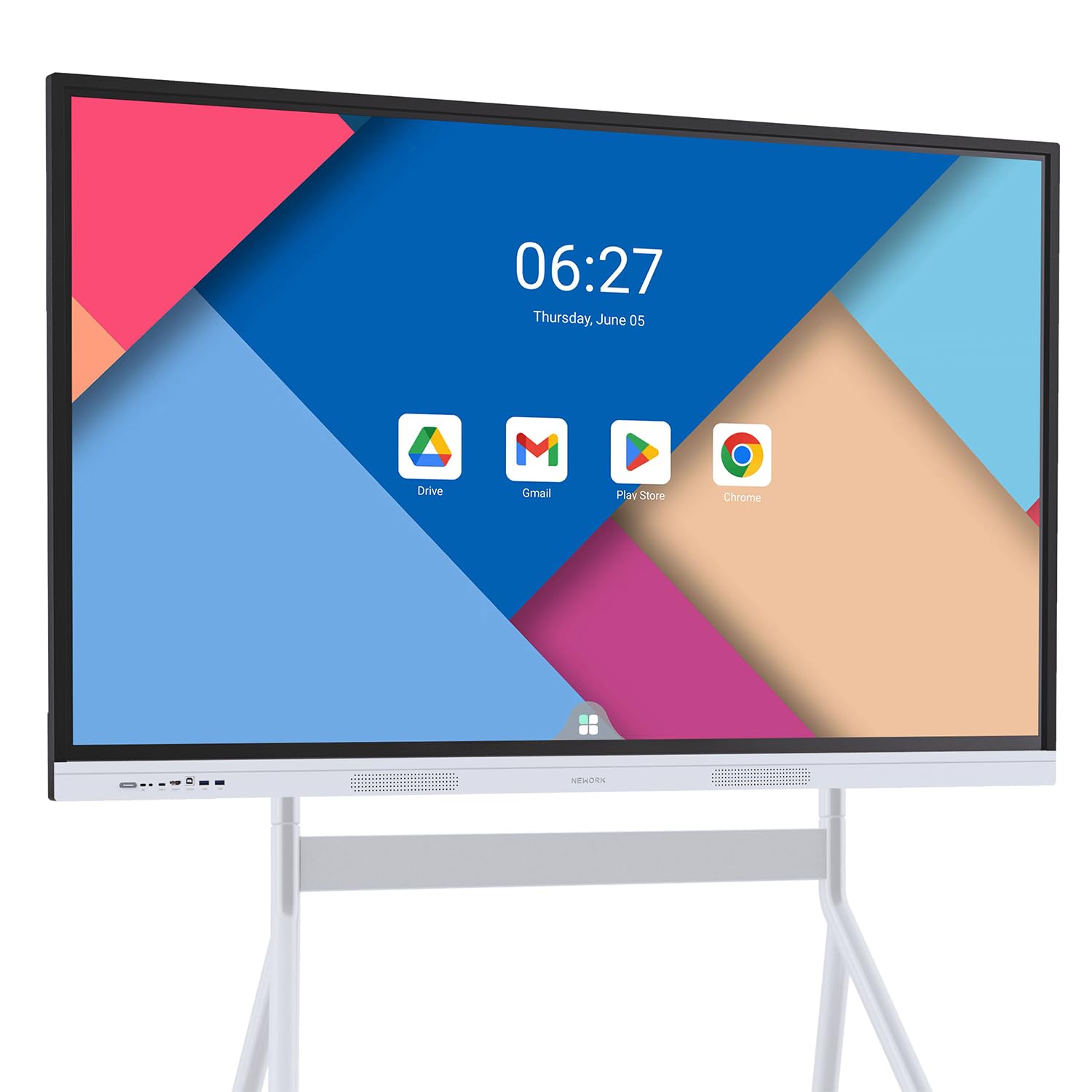 Photo 1 of NEWORK 4K Smart Board - Google EDLA-Certified Interactive Whiteboard, Android 14 OS, 50-Point Touch, Wireless Casting - Digital Whiteboard for Classrooms & Hybrid Offices (Android, 55 Inch)