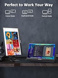 KYY 4K Portable Monitor 15.6" Portable Monitor for