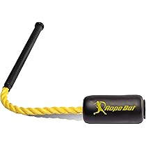 Yellow Baseball Swing Trainer - Includes 12 Foam Balls & Rope Bat