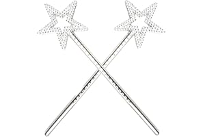 KHC-KHF 2PCS Light up Magic Wizard Wands Magic Wands Sound Illuminating Wand for Wizard Party Costume Cosplay Accessory Wizard Party Supplies Decorations