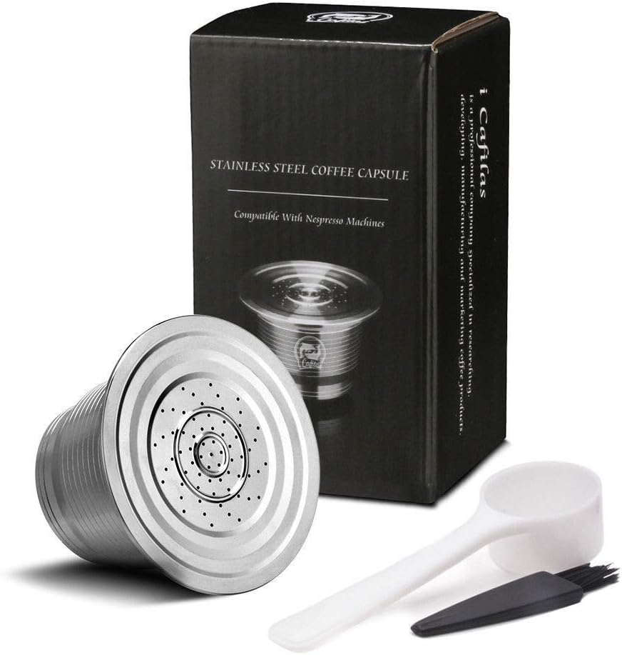 Cozyroom Coffee Filter Pro Stainless Steel Refillable Reusable Coffee Capsule Pod Cup Coffee Percolator for Nespresso Machine