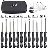 HIPA Pack-of-12 Carburetor Adjustment Tool Kit for Stihl Husqvarna Chainsaw | Craftsman Poulan ECHO 2-Cycle Small Engine Trimmer Weedeater Chain Saw Carb Adjusting Repair Tools