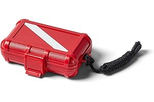 S3 CASE COMPANY S3 Cases T1000 Waterproof Protective Dive Case Mil Spec/USA Made / IP67 Waterproof/Lockable/Airtight/Smell Proof (Red)