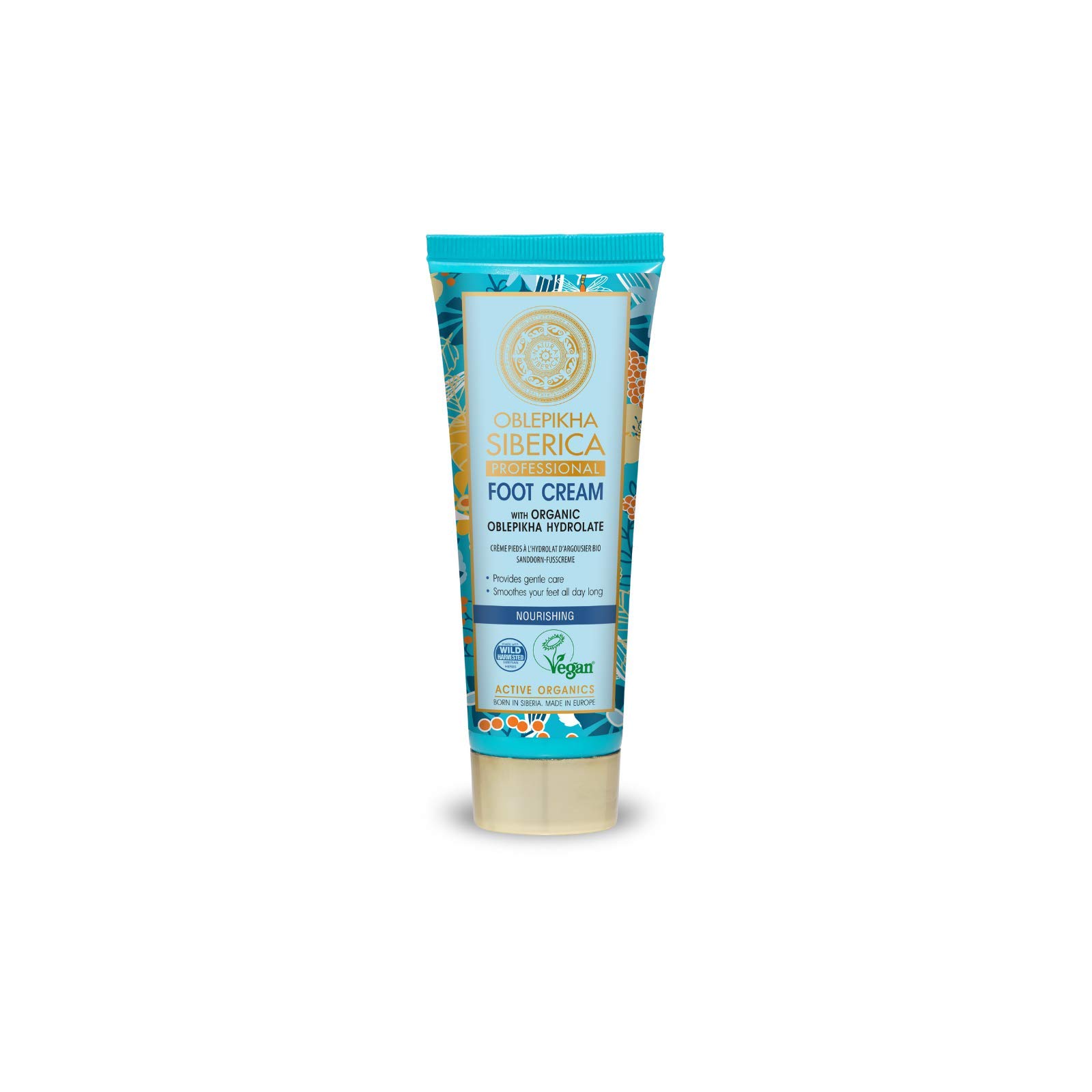 Natura Siberica Oblepikha Foot Cream – Natural Hydration and Repair with Shea Butter – 75 ml