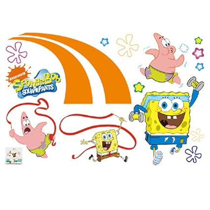 Furniture Stickers Spongebob Wall Stickers Kids Room Decor Art