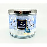 Bath & Body Works, White Barn 3-Wick Candle w/Essential Oils - 14.5 oz - 2021 Christmas & Winter Scents! (Frozen Lake)