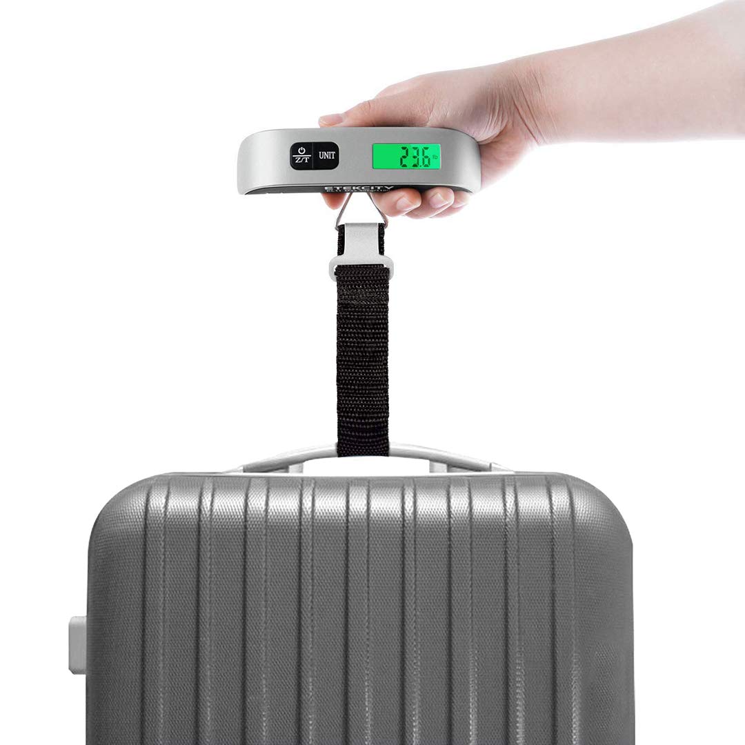 sommerferien 2019 Digitale kofferwaage für flüge Suitcase Bag und ab in den Urlaub Reisetasche Reise Gadgets messung Reisen Koffer und Strand travel Bag auch als fischen zubehör messen von Fisch