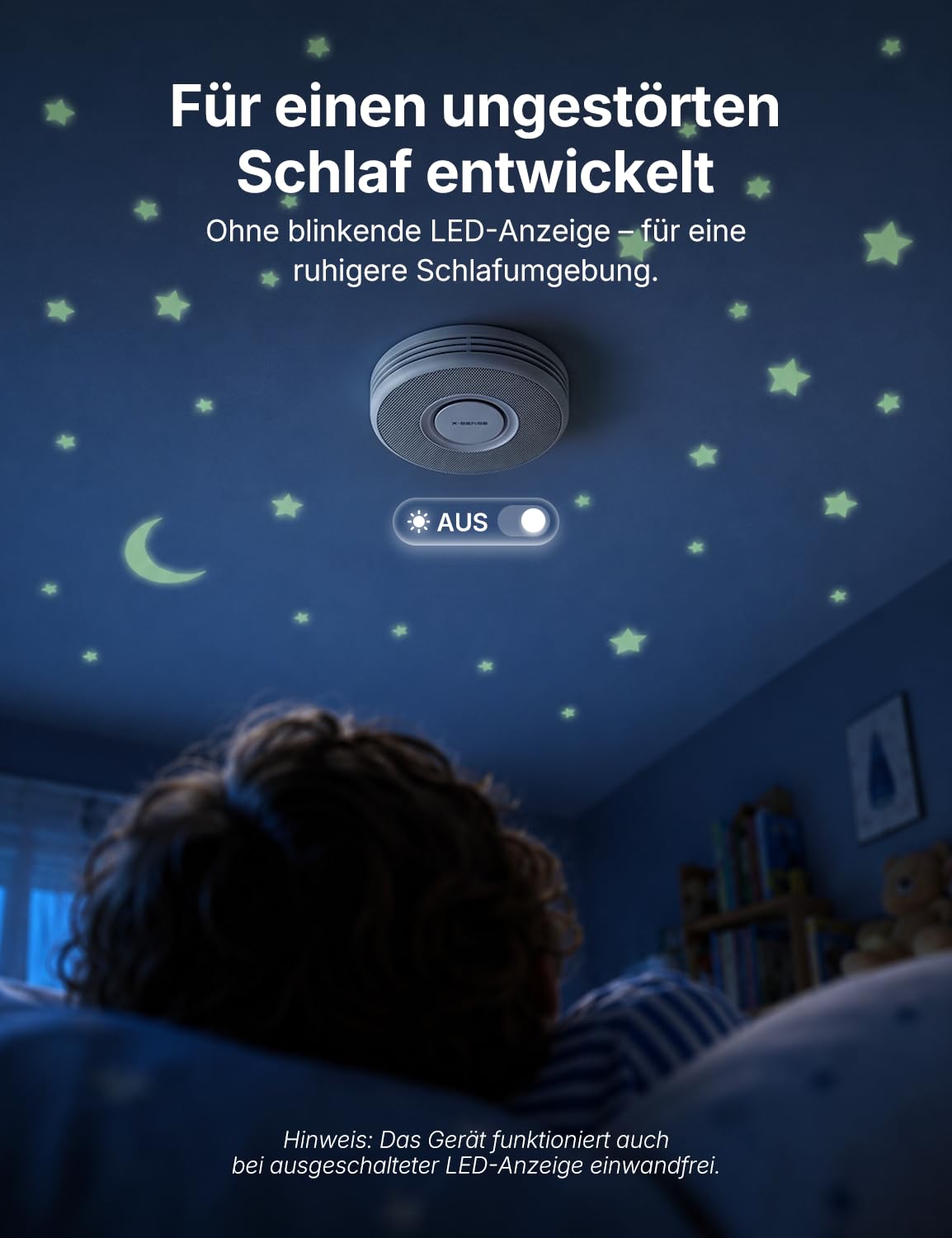 X-Sense Standalone Rauchmelder ohne App, ohne Basisstation, Nicht kompatibel mit SBS50, Deutscher Sprachalarm mit 17 Standortnamen, große Testtaste, kein Blinklicht im Standby, XS0B-SN, 3 Stück 7