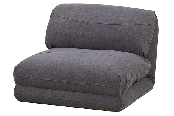 GIA Tri-Fold Sofa Bed, Without Pillow, Dark Gray